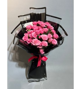 pembe çardak gül buketi