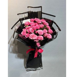 pembe çardak gül buketi