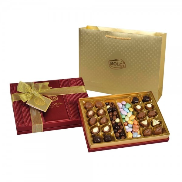 bolçi saten kırmızı kutu 500 gr