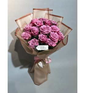 15 Adet Pembe Gül Buketi